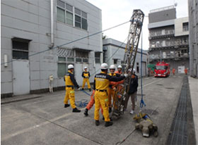 The 2017 Rescue Techniques Training Course in Tokyo 1